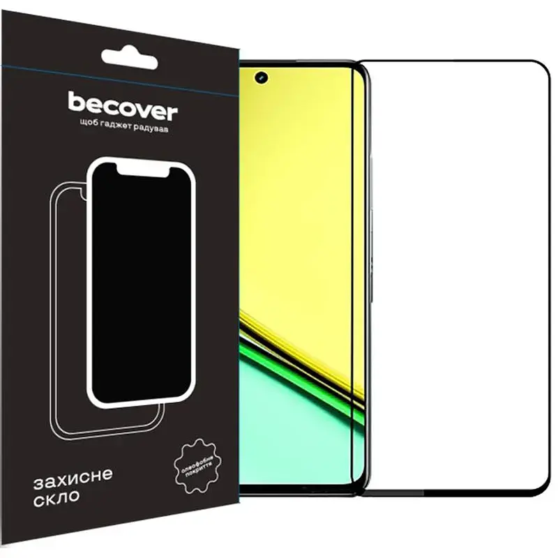 Скло захисне BeCover Realme C67 Black (710633) - фото 5