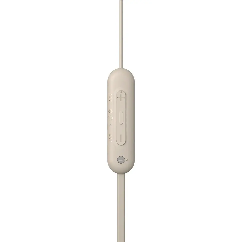 Sony Навушники WI-C100 In-ear IPX4 Wireless Бежевий - фото 3