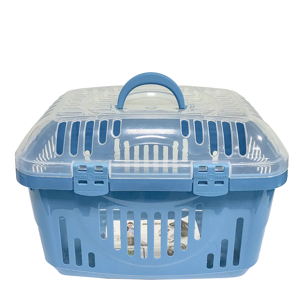 Переноска для собак Georplast Rocket Classic с прозрачной крышкой, 49×33×33 см, в ассортименте - фото 3