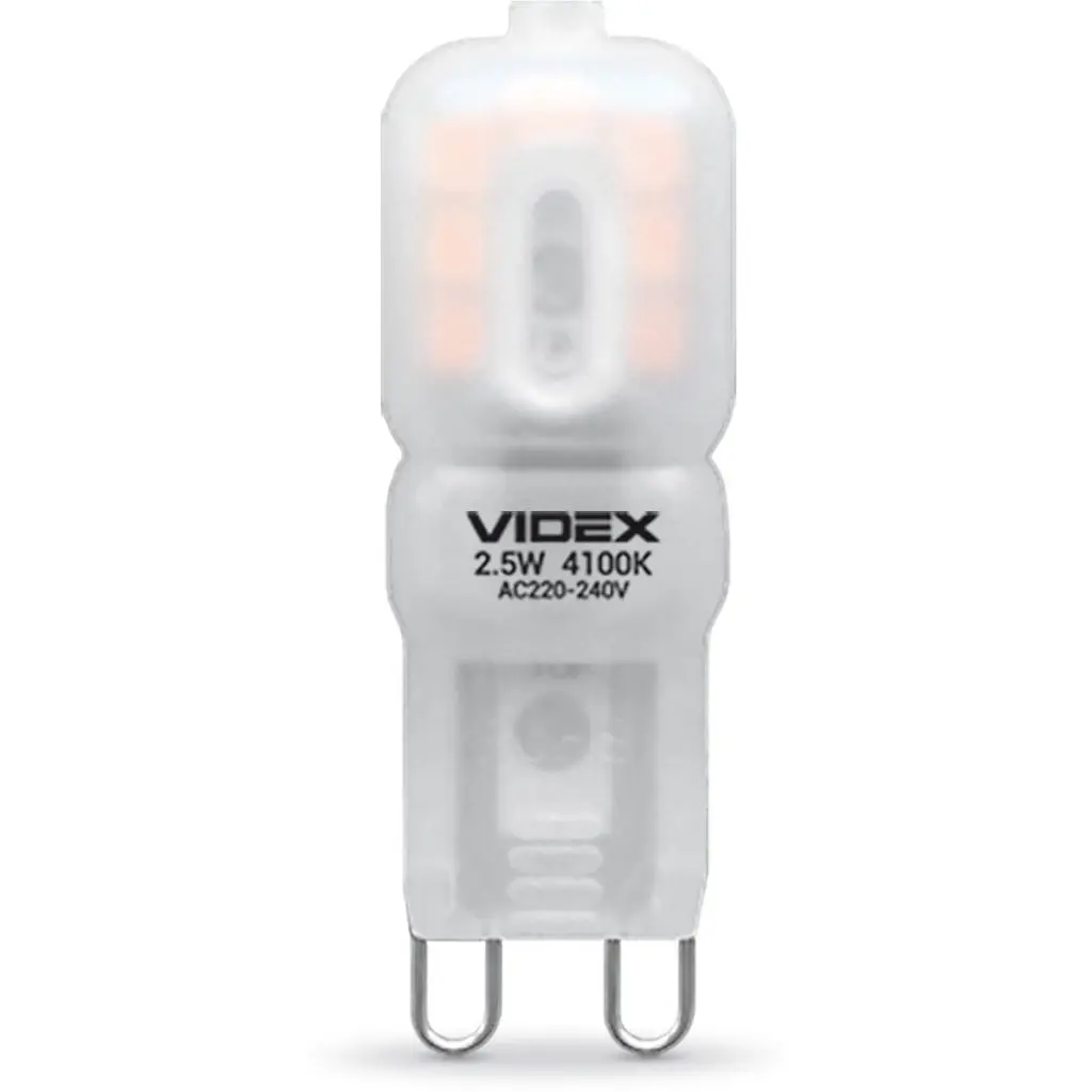 Лампа светодиодная Videx G9e 2.5W G9 4100K (VL-G9e-25224) - фото 2