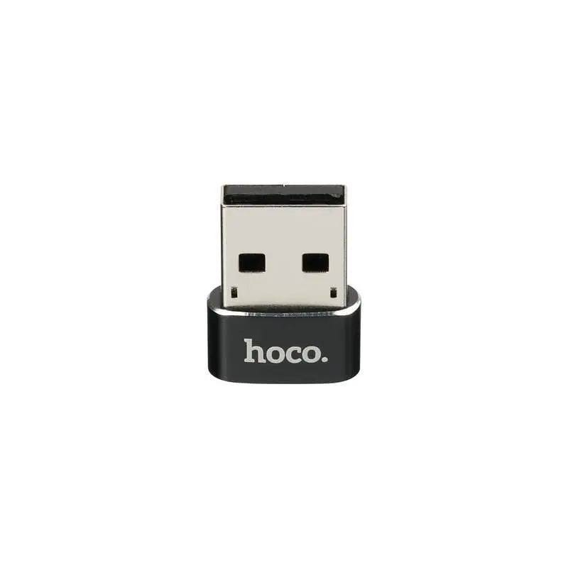 Adapter Hoco UA6 USB -> Type-C Black - фото 2