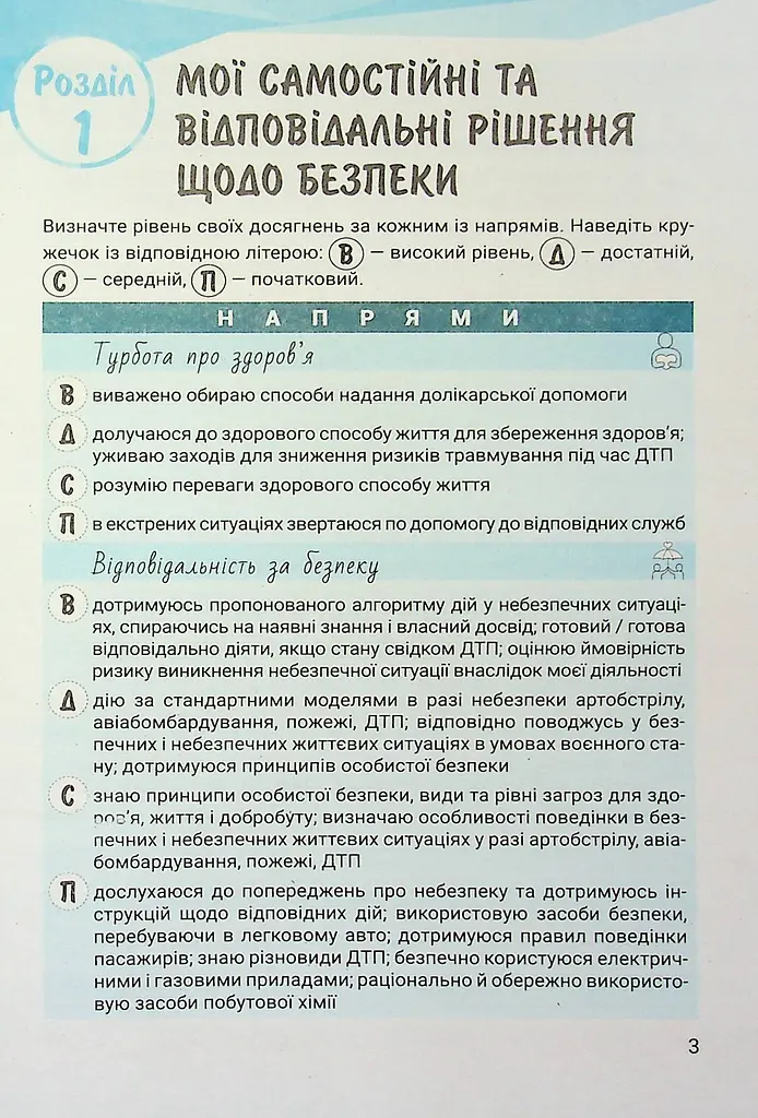 Здоров'я, безпека та добробут. 7 клас. Зошит. Формувальне, поточне та підсумкове оцінювання - фото 2