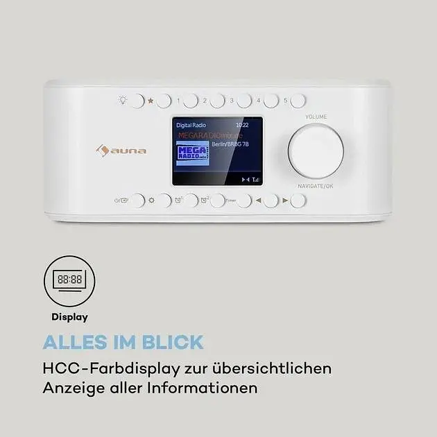 Кухонное радио Auna Sound Maötre DAB Küchenradio (10037437) - фото 2