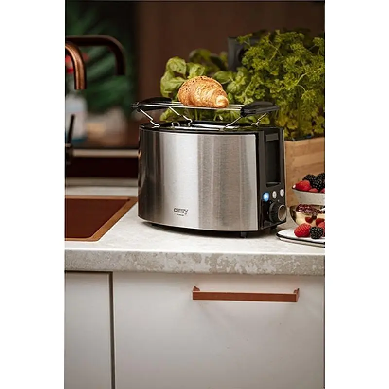 Тостер + підставка для булочок Camry CR 3215 1000 Вт нержавіюча сталь автовідключення - фото 5