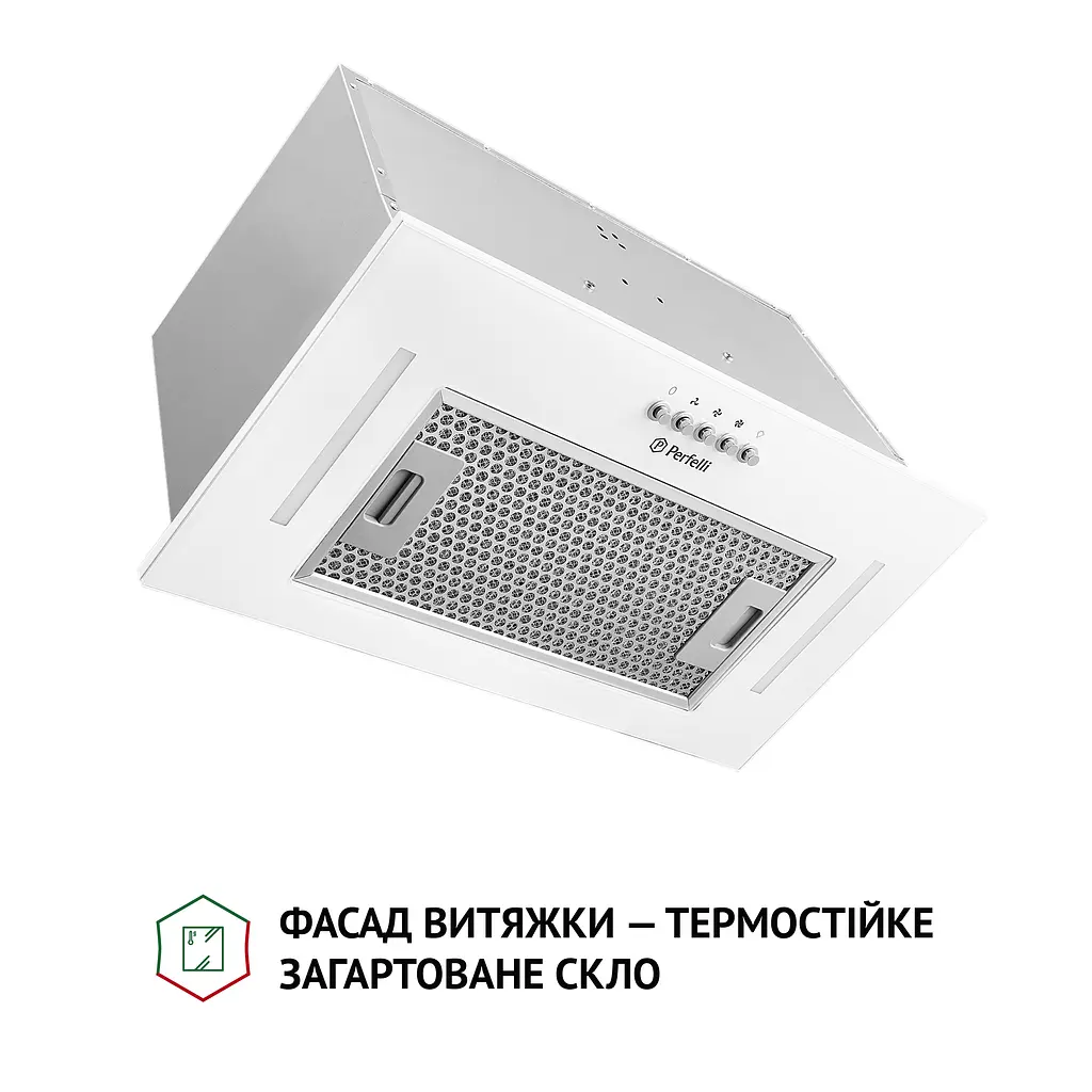 Витяжка повновбудована PERFELLI BI 5684 WH 1000 LED - фото 2