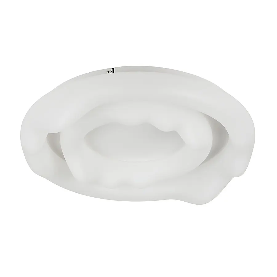 Люстра стельова LED Levistella 797MX6002 (500+330), діаметр 500 мм, пластик, сучасний стиль, з пультом, три режими світла - фото 2