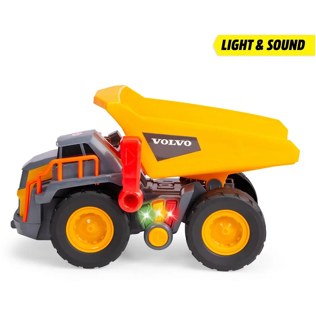 Самоскид Dickie Toys Вольво. Будівельна сила зі звуковими та світловими ефектами 30 см (3725013) - фото 5
