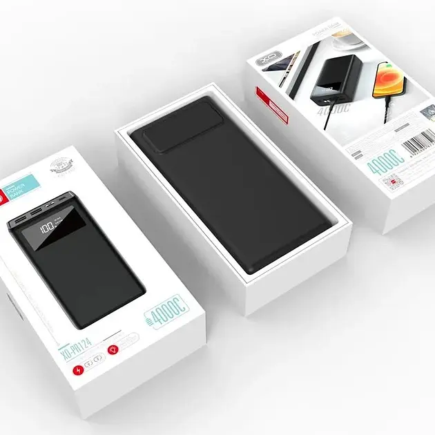 Універсальна мобільна батарея XO PR124 40000 mAh (Black) - фото 9