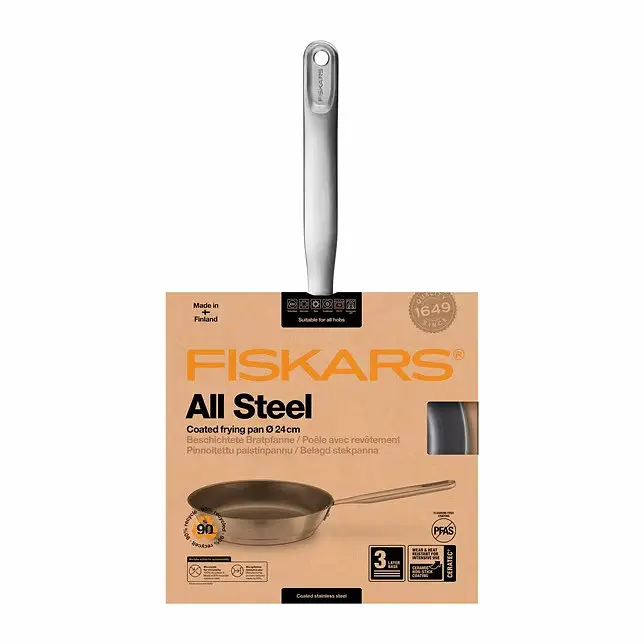 Сковорода Fiskars All Steel 24 см 1064743 - фото 10