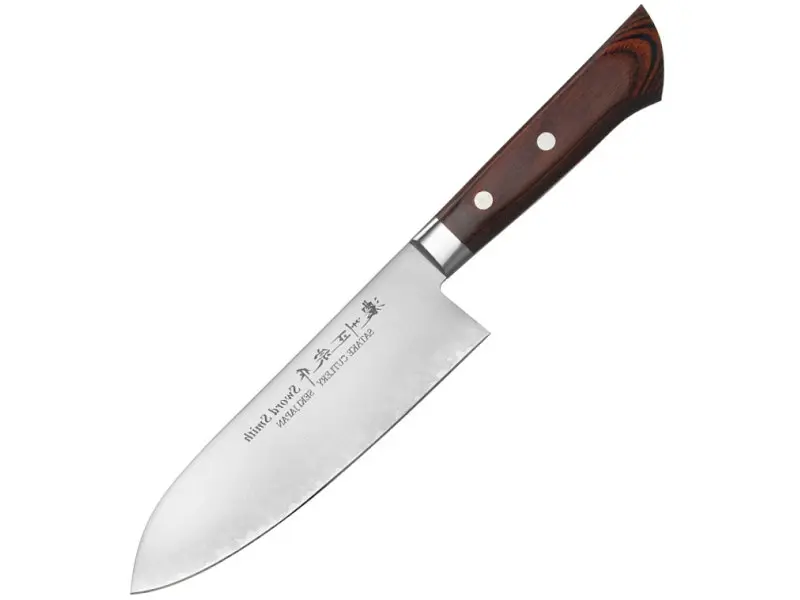 Ніж сантоку Satake Mahogany 17 см (801-133)
