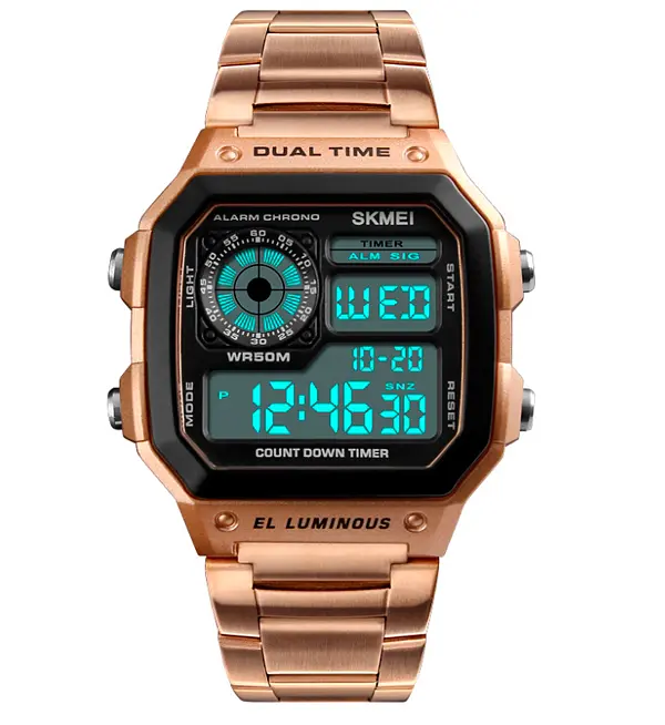 Годинник Skmei Ripple RoseGold 1335 - фото 2