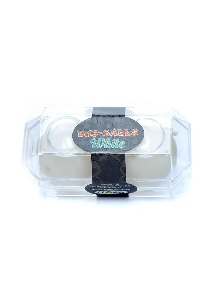Вагинальные шарики Boss Series Duo Balls, 21 см, белый - фото 4