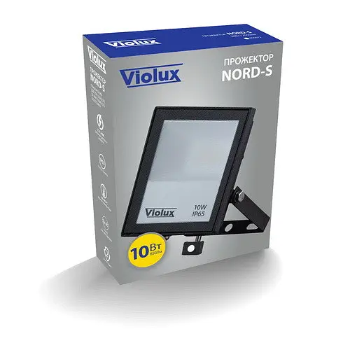 Прожектор LED Violux NORD-S 10W SMD 6000K 850lm IP65 з датчиком руху ( 400052 ) - фото 3
