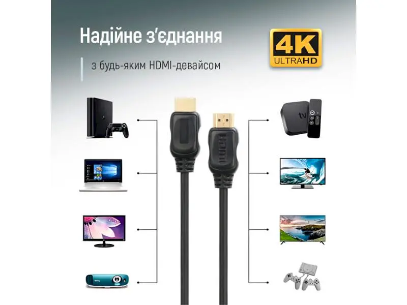 Кабель ColorWay v2.0 HDMI - HDMI 1.5 м Black (CW-CBHD078-BK) - фото 6