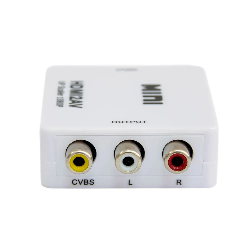 Конвертер відеосигналу hdmi в av RCA перехідник на тюльпани AV MINI HDMI2AV - фото 3