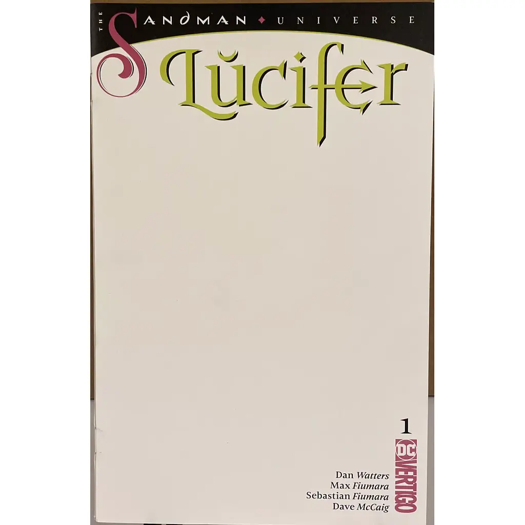 Lucifer #1blank (2018) - Ден Воттерс