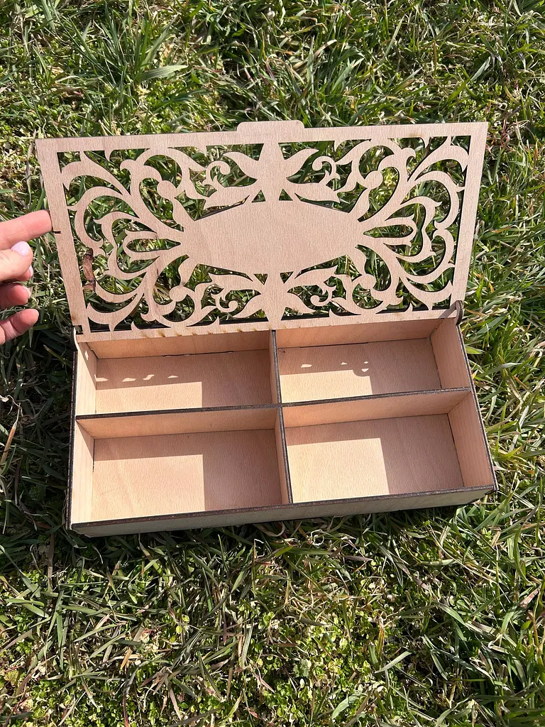 Скринька іменна з фанери 15х30х7 см - фото 2