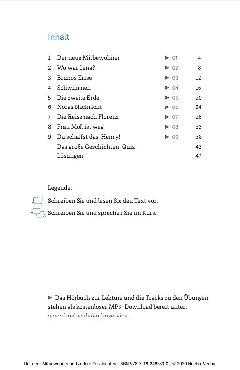A1. Der neue Mitbewohner und andere Geschichten + MP3 - фото 7