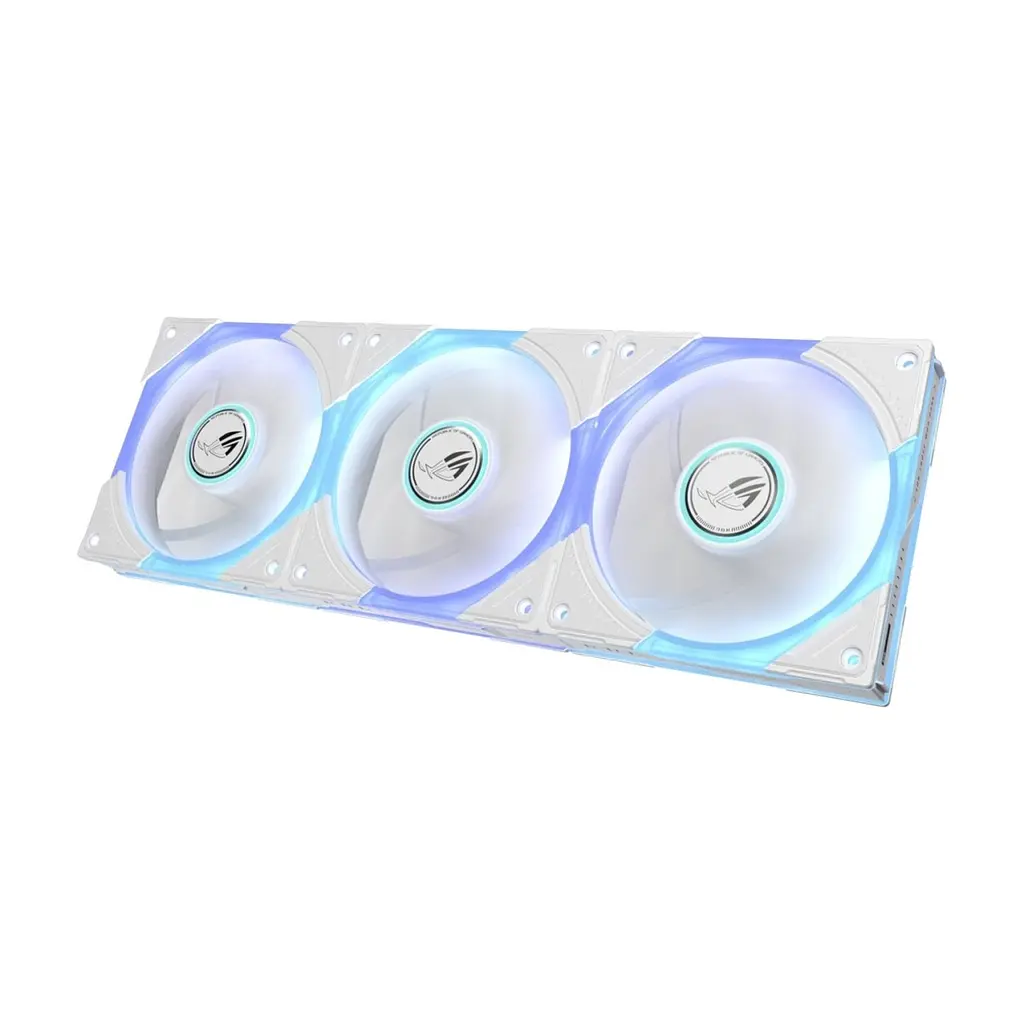 Кулер до корпусу ASUS ROG Eurux GR120 FAN ARGB Reverse White 3in1 (90DA00K3-B09020) - фото 3