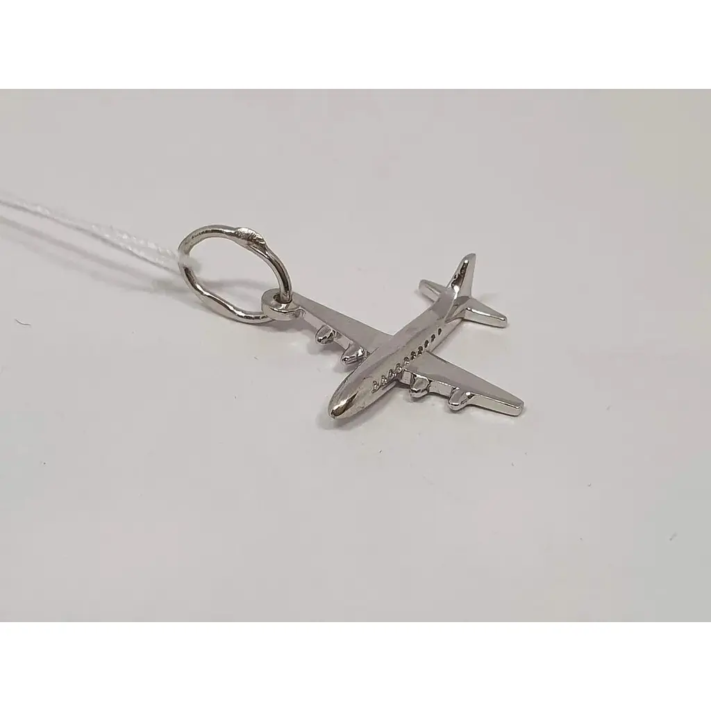 Срібна підвіска Vegas Літак. 30057Р - фото 3