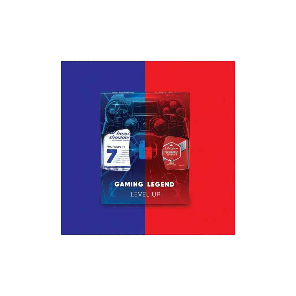 Набір косметики Head & Shoulders Шампунь проти лупи 250 мл + Дезодорант-стік Old Spice Dynamic Defense 65 мл (8700216617390) - фото 4