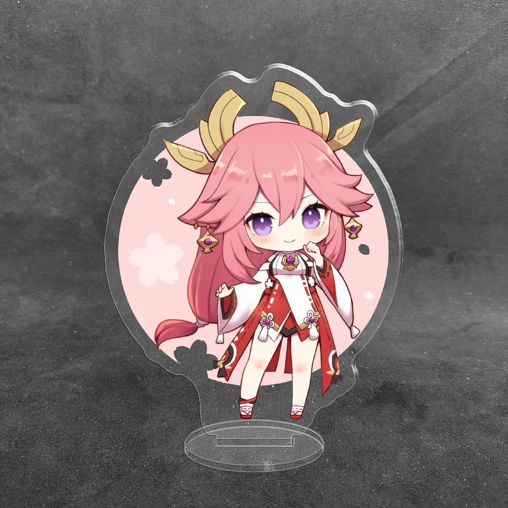 Акрилова колекційна фігурка Chibi Геншин Імпакт - Genshin Impact Яе Міко 1 10 см