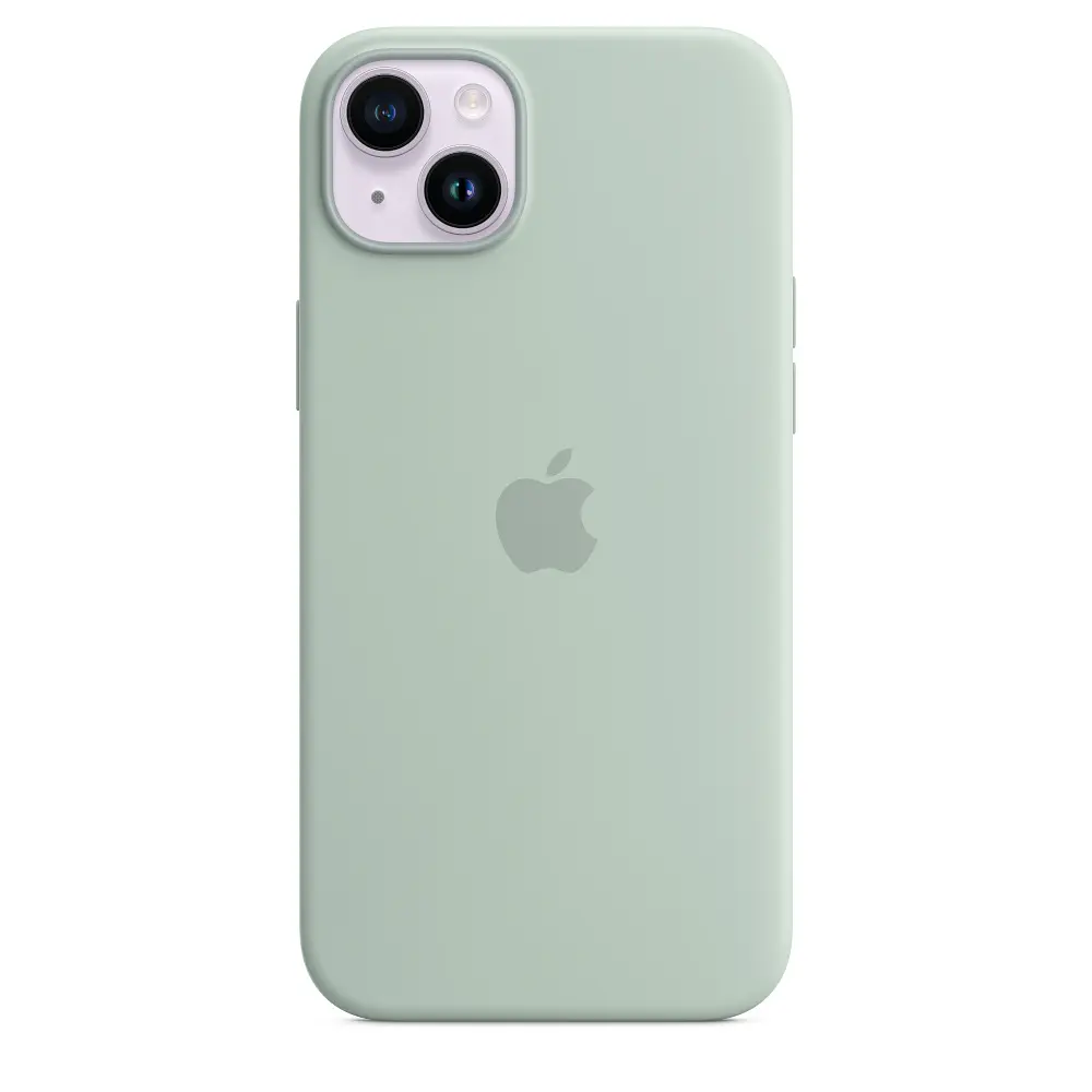 Чохол Silicone Case з MagSafe для Apple iPhone 14 Plus (Succulent) ААА [72710] - фото 2