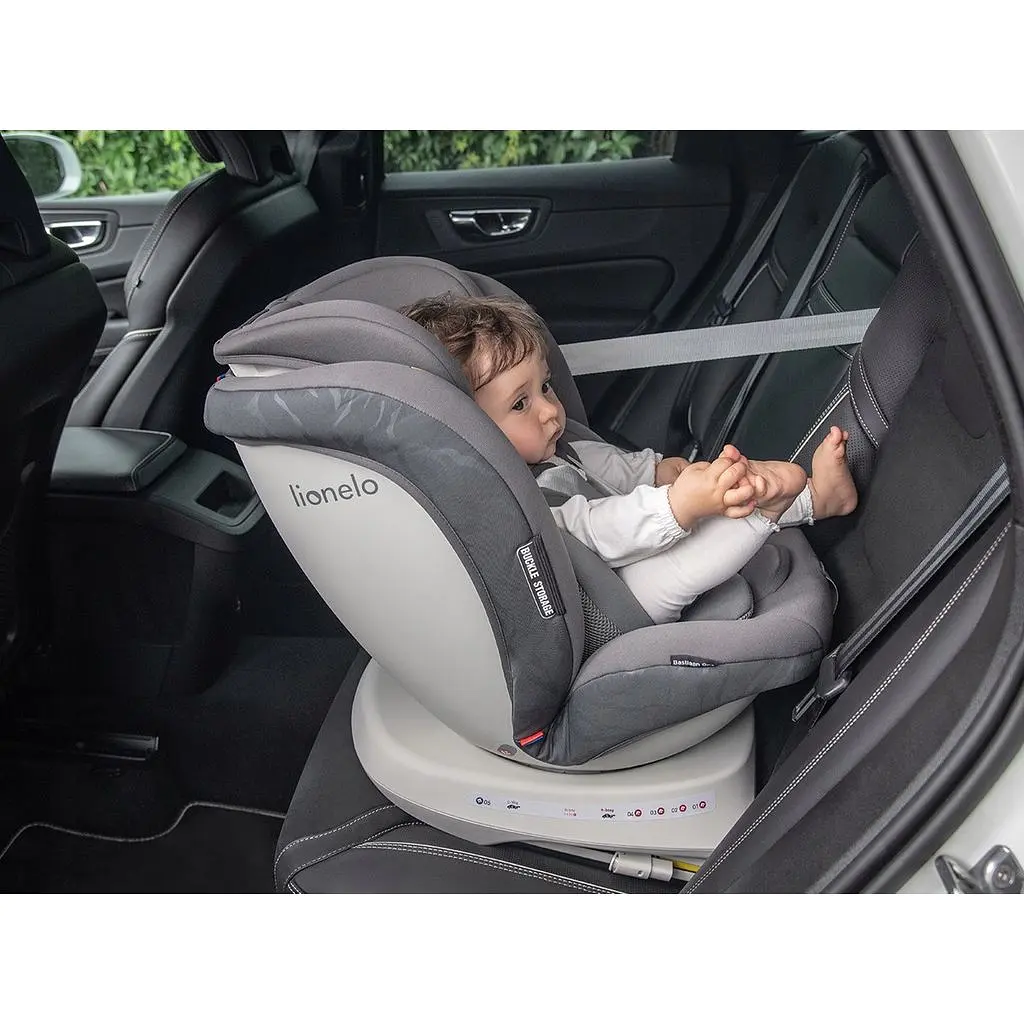 Автокрісло Lionelo Bastiaan One 0-36 кг Grey Graphite - фото 9