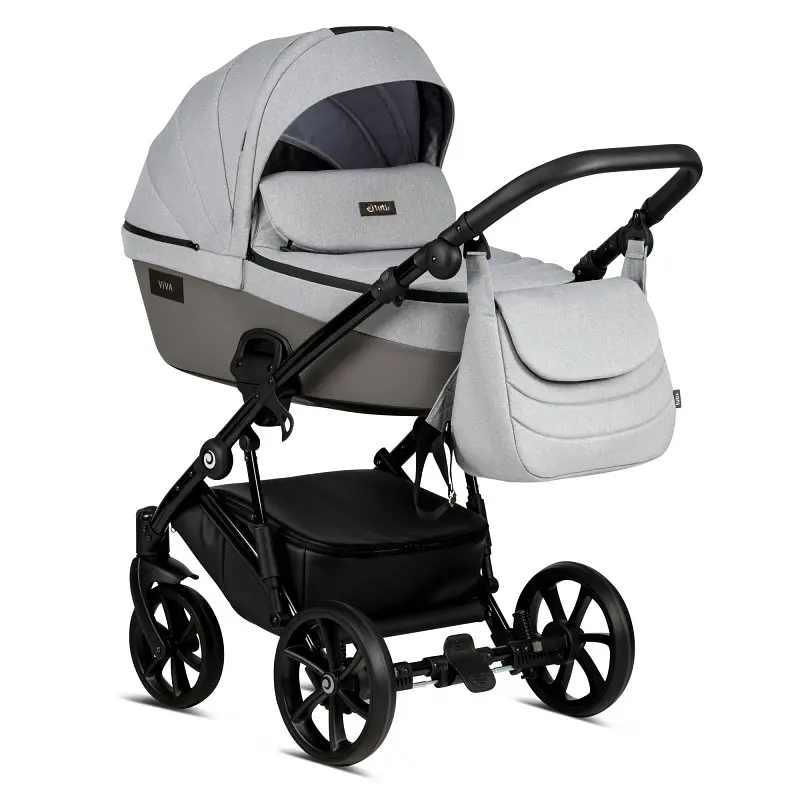 Коляска універсальна Tutis Viva 4 2 в 1 Leather Sleet - фото 2