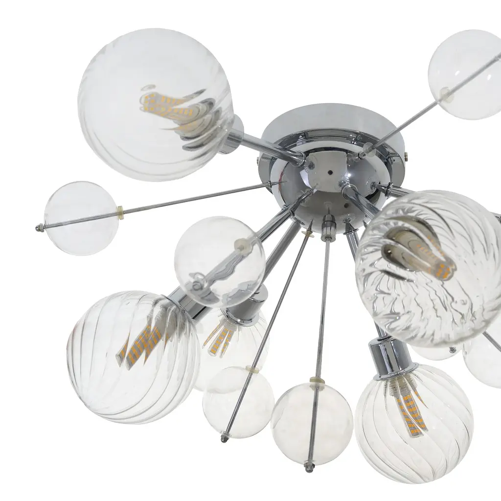 Люстра Brille потолочная молекула G9 60W CH (BL-584C/6) - фото 3