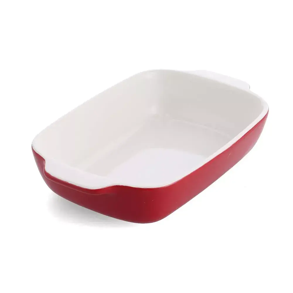 Форма для випічки з кришкою KitchenAid керамогранітна 31,2x18,8x7,2 см 1,9 л колір червоний (CC006106-001) - фото 3