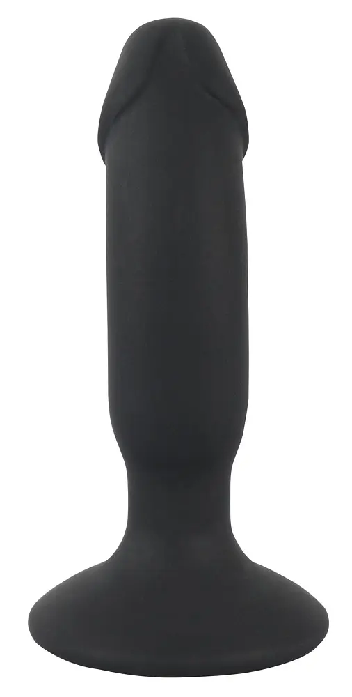 Анальна пробка Black Velvets Rechargeable Plus, 14 см (чорна)
