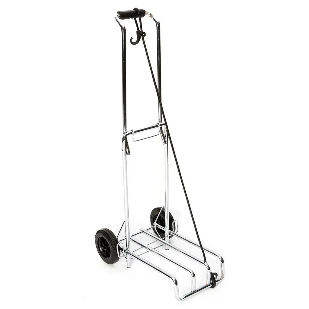 Візок господарський Bo-Camp Luggage Trolley Foldable 40 kg Silver (5267279) - фото 3