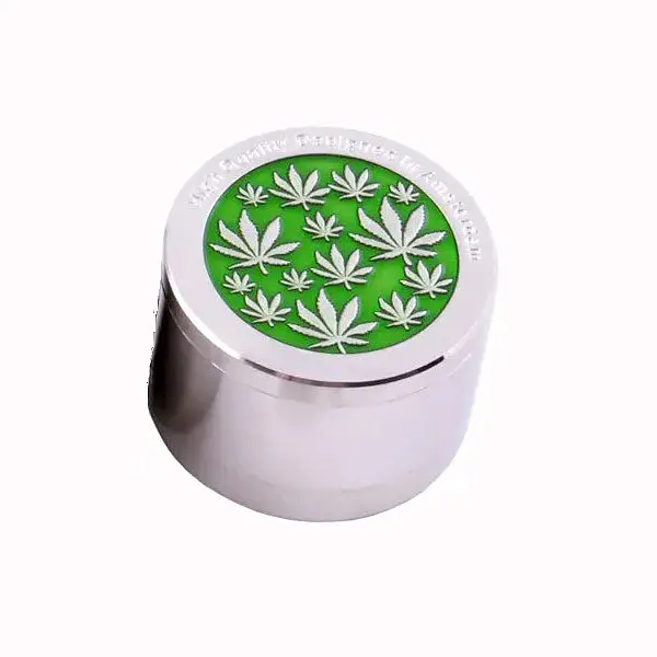Гриндер для измельчения табака Ashtray HL-244 Конопля Green (10858) - фото 2
