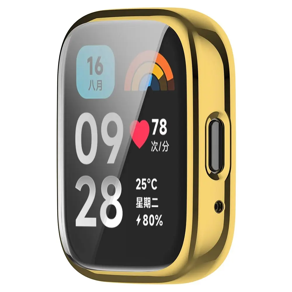 Защитный чехол Tamister для смарт-часов Redmi Watch 3 Active золотистый - фото 4