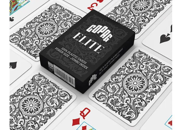 Карти гральні United States Playing Card Company Copag Elite 100% Plastic Jumbo Index (в асортименті) (ВР_КГКЕ100) - фото 6