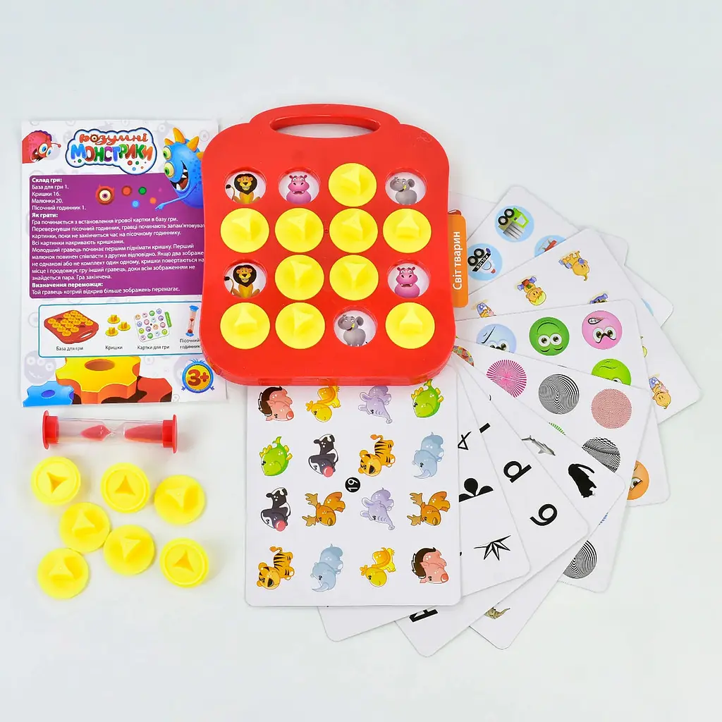 Настільна гра "Розумні монстрики" 7329 4FUN Game Club, в коробці - фото 3