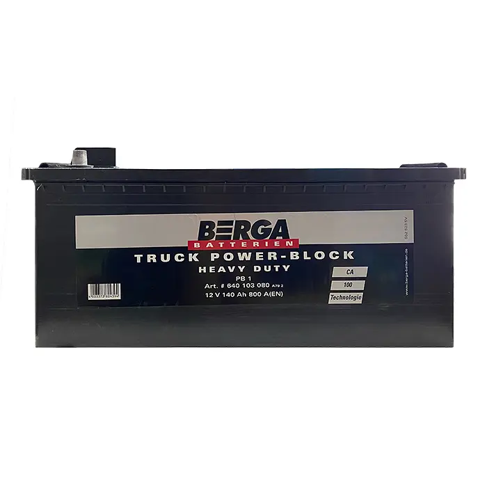 Автомобільний акумулятор BERGA Truck Power Block 6СТ-140Ah Аз 800A (EN) 640103080