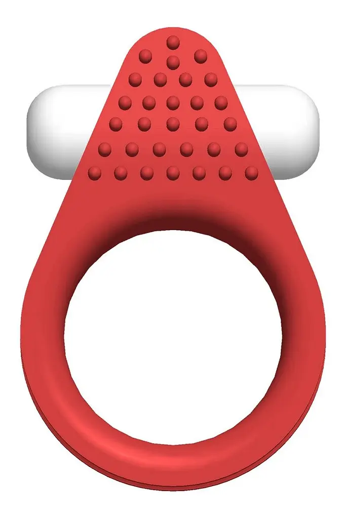 Ерекційне кільце Dream Toys Lit-Up Silicone Stimu-Ring 1, 4.2 см (червоний)