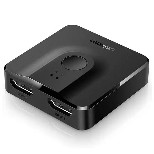 Двонаправлений перемикач Ugreen HDMI 2.0 CM217 Чорний (50966) - фото 2