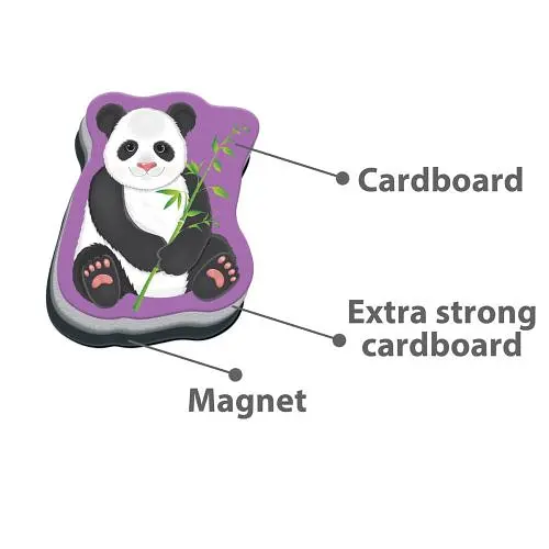 Набір магнітів з дошкою "Zoo" - фото 2
