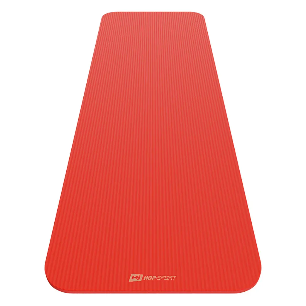 Коврик для йоги Hop-Sport HS-NB015GM NBR 1,5см яскраво-червоний - фото 2