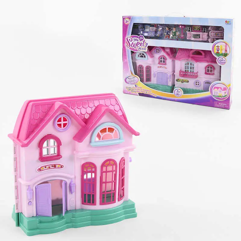 Ігровий будиночок A-Toys двоповерховий з аксесуарами 16526D