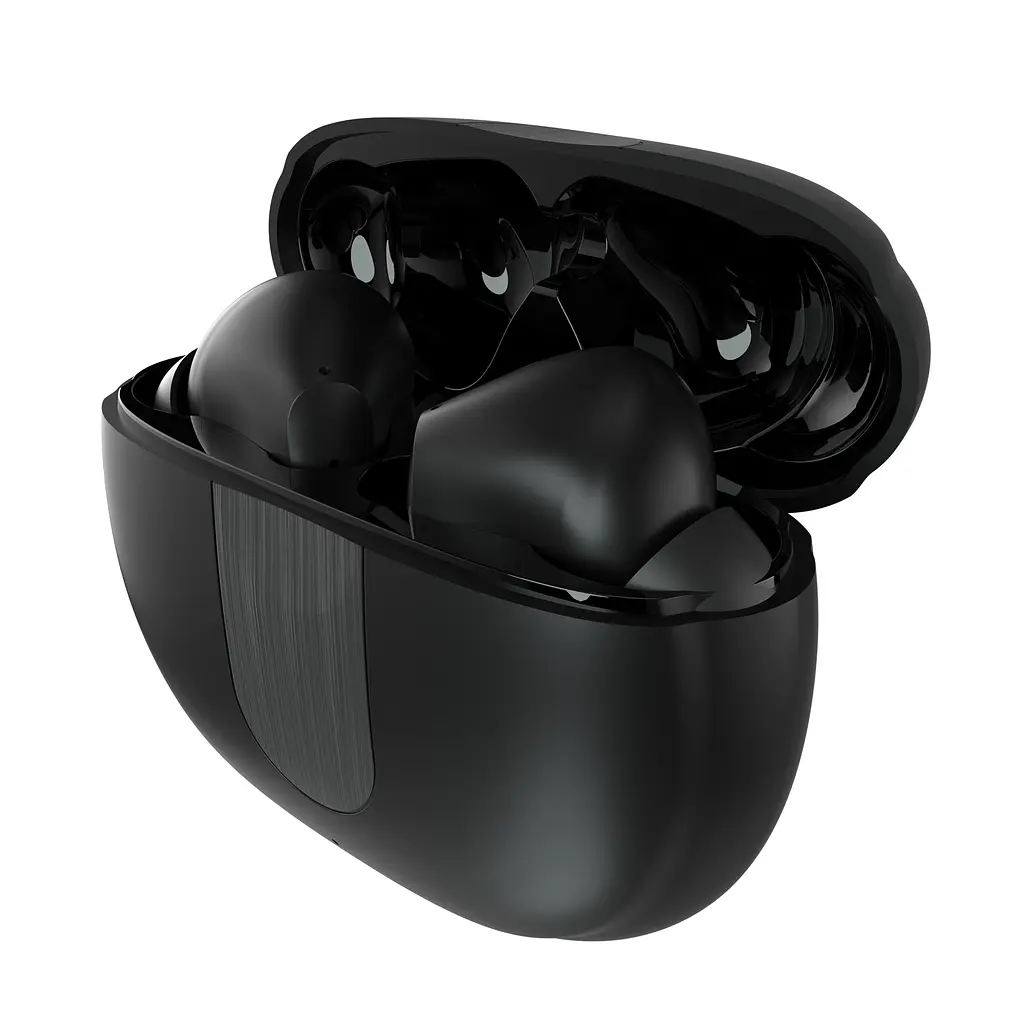Беспроводные наушники Ergo BS-900 Sticks Pro, ANC, ENC, IPX5, BT5.2, 40mAh, 300mAh, 5h, Black UA UCRF - фото 3