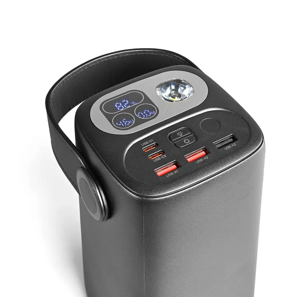 Повербанк 60000mAh TITANUM WC60 PD100W Чорний - фото 3
