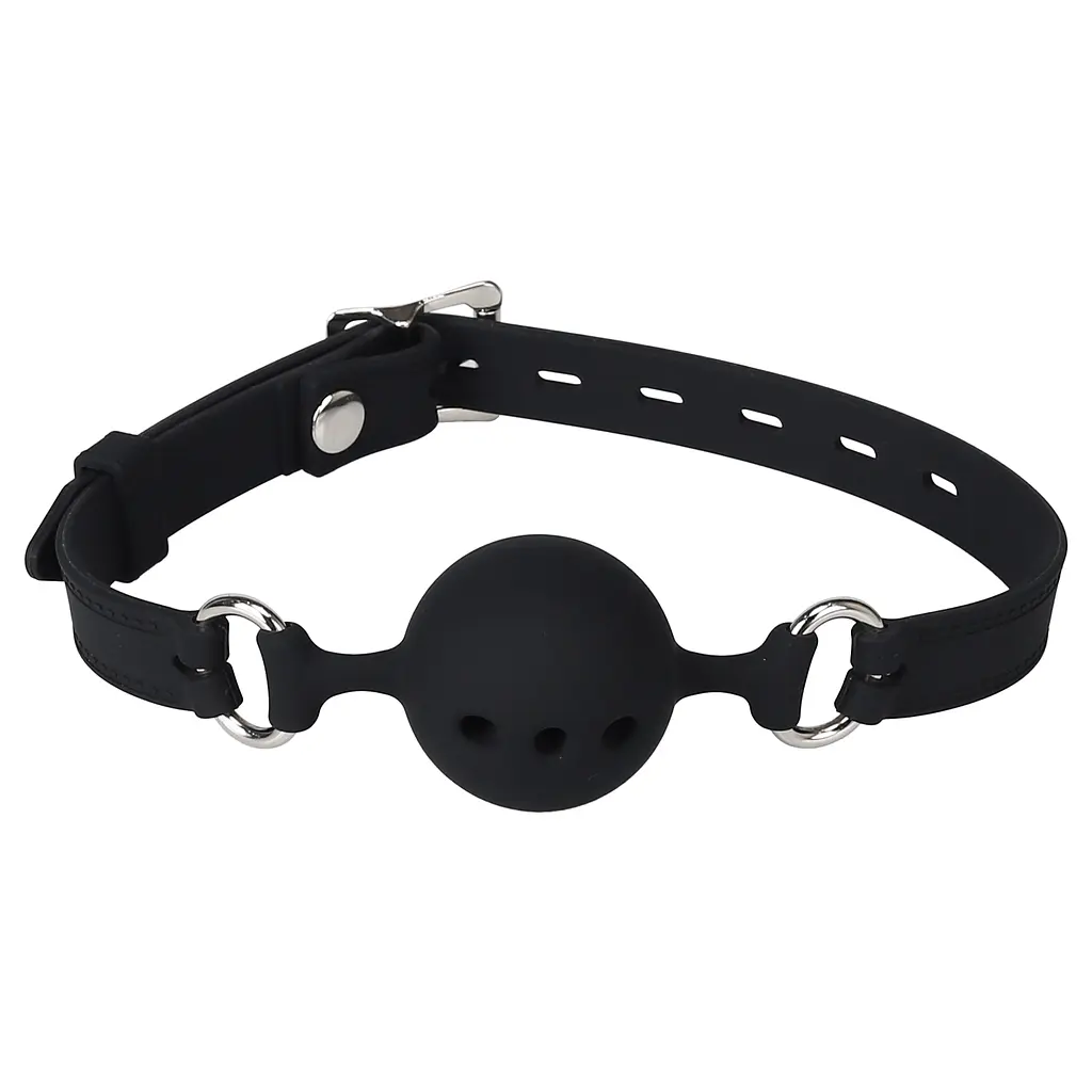 Кляп - Erospace Wild Play Mouth Gag With Silicone Ball C14 - фото 4