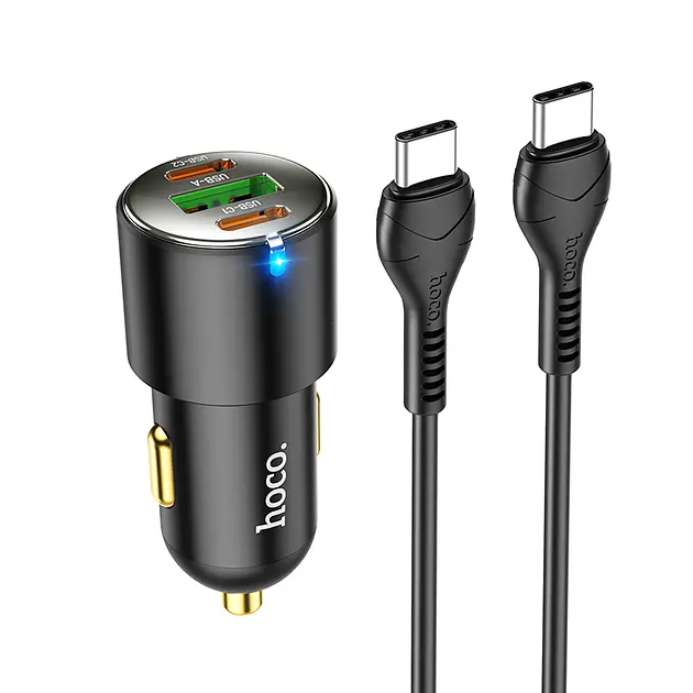 Автомобільний зарядний пристрій швидкої зарядки Hoco NZ6 PD45W (37361-01_271)