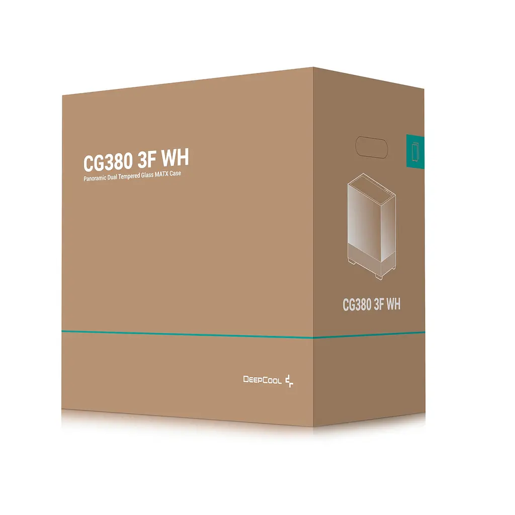 Корпус DeepCool CG380 3F White (R-CG380-WHAGM3-G) без БЖ - фото 2