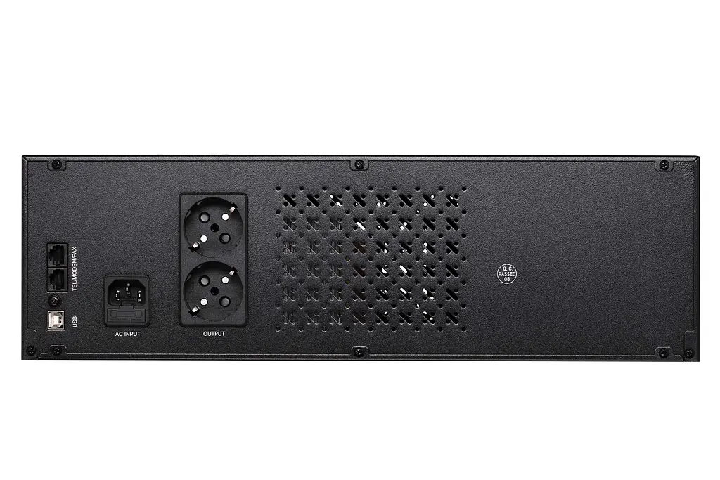 2E Джерело безперебійного живлення RE1500, 1500VA/900W, RM 3U, LCD, USB, 2xSchuko - фото 3