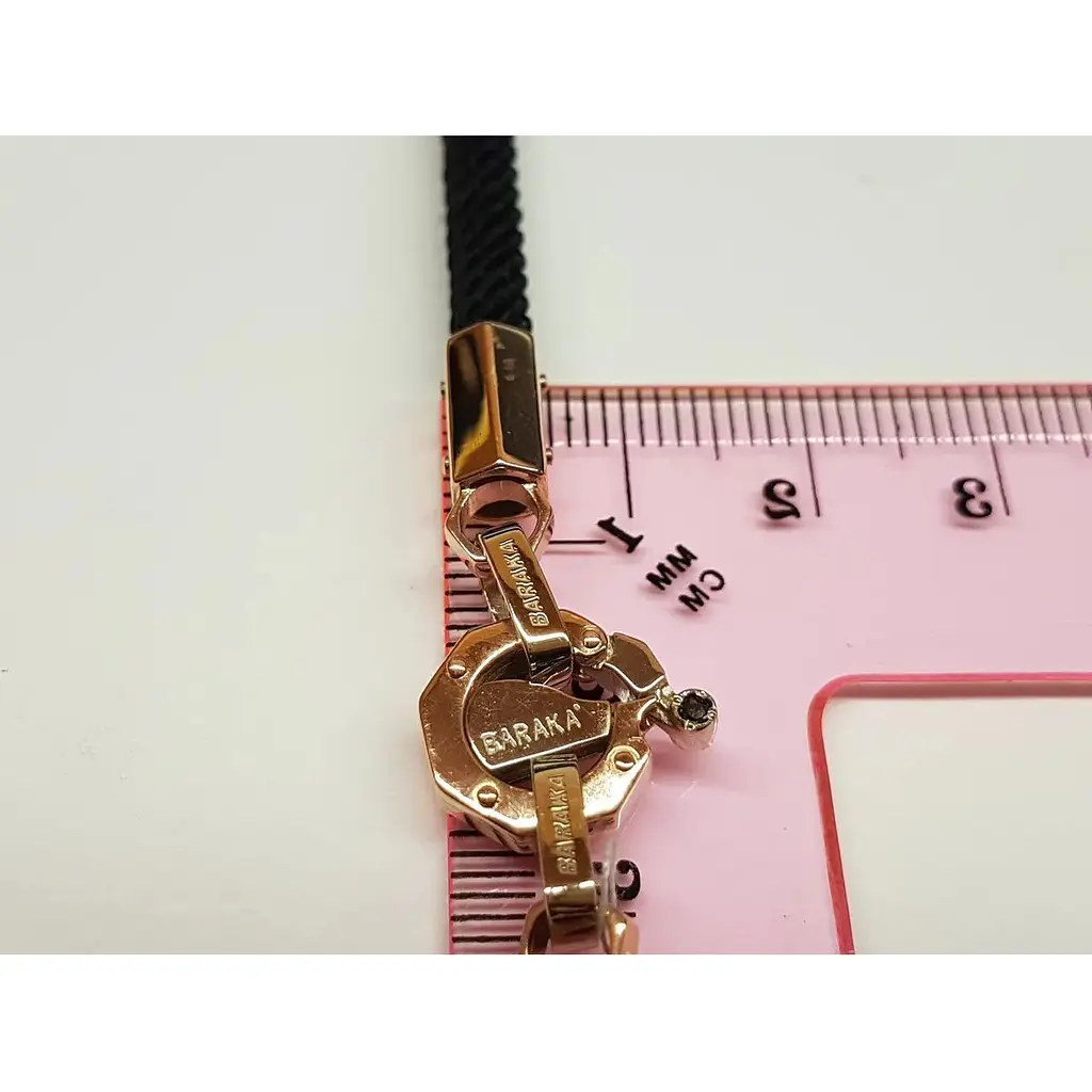 Ювелирный шелковый шнурок Crocus Ювелирный дом с золотыми вставками. Ш0005-4В 65 - фото 5